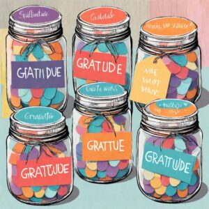 love yourself : Gratitude - Grateful - Gratitide Jar - Content